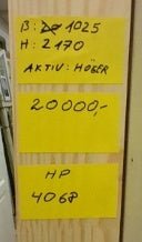 4068. Pardörr med karm