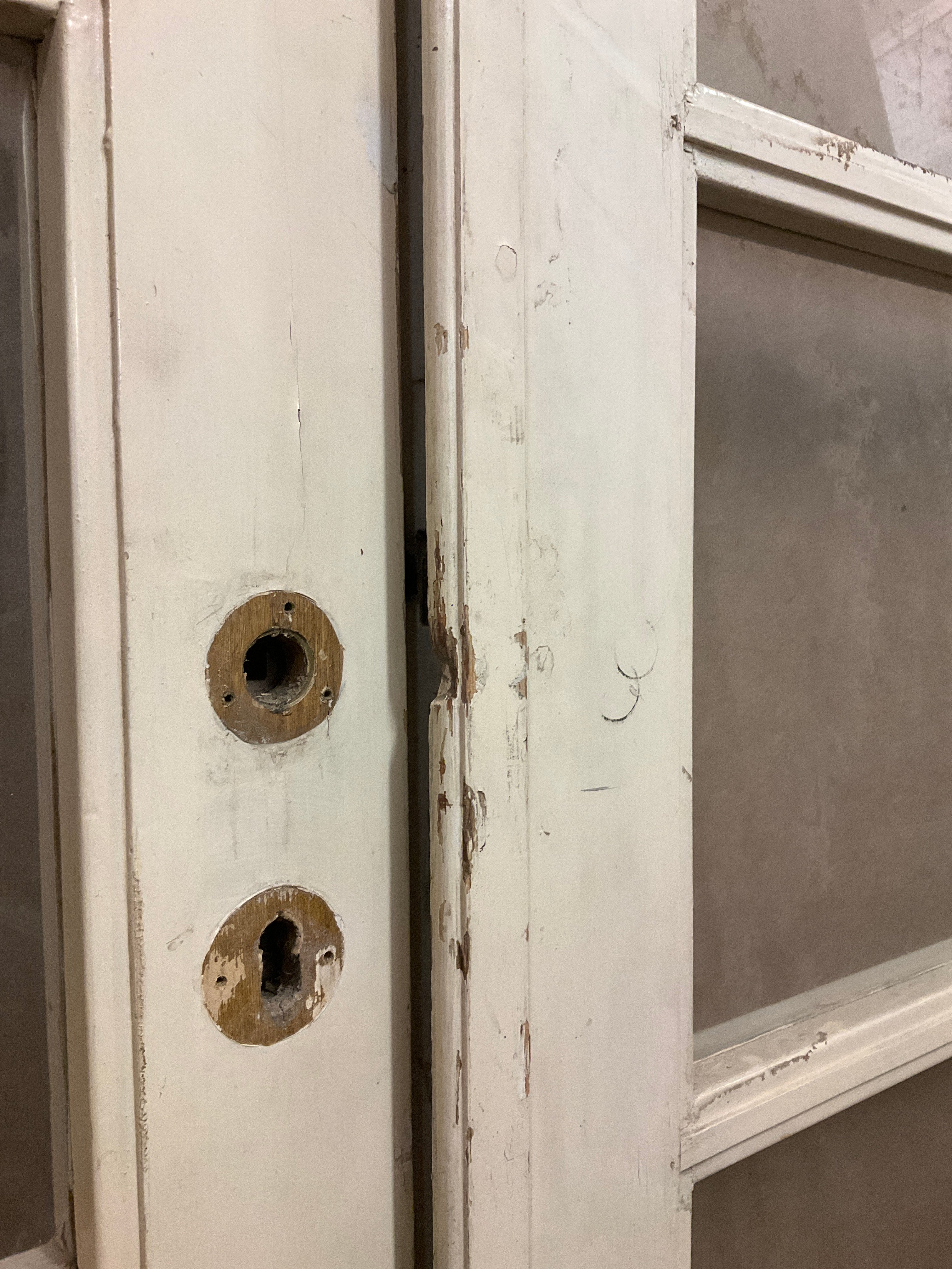 521. Pardörrar med glas