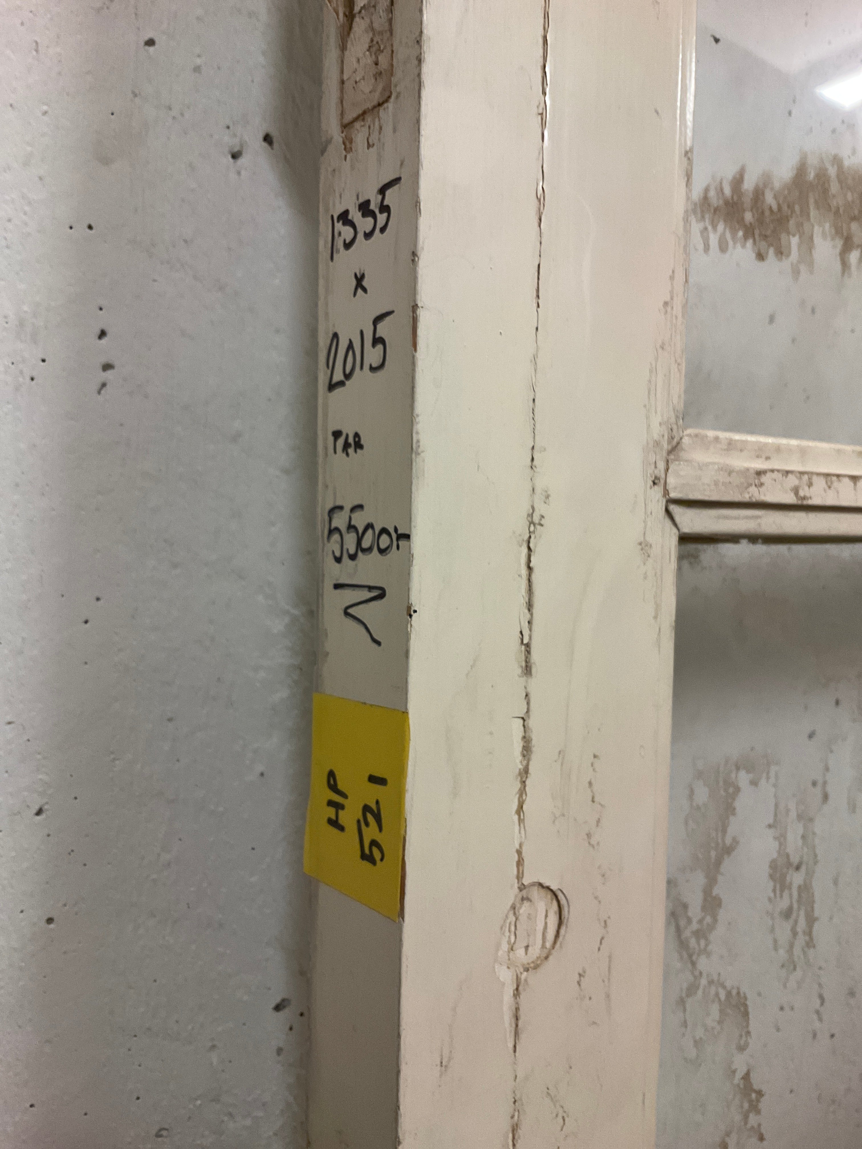 521. Pardörrar med glas