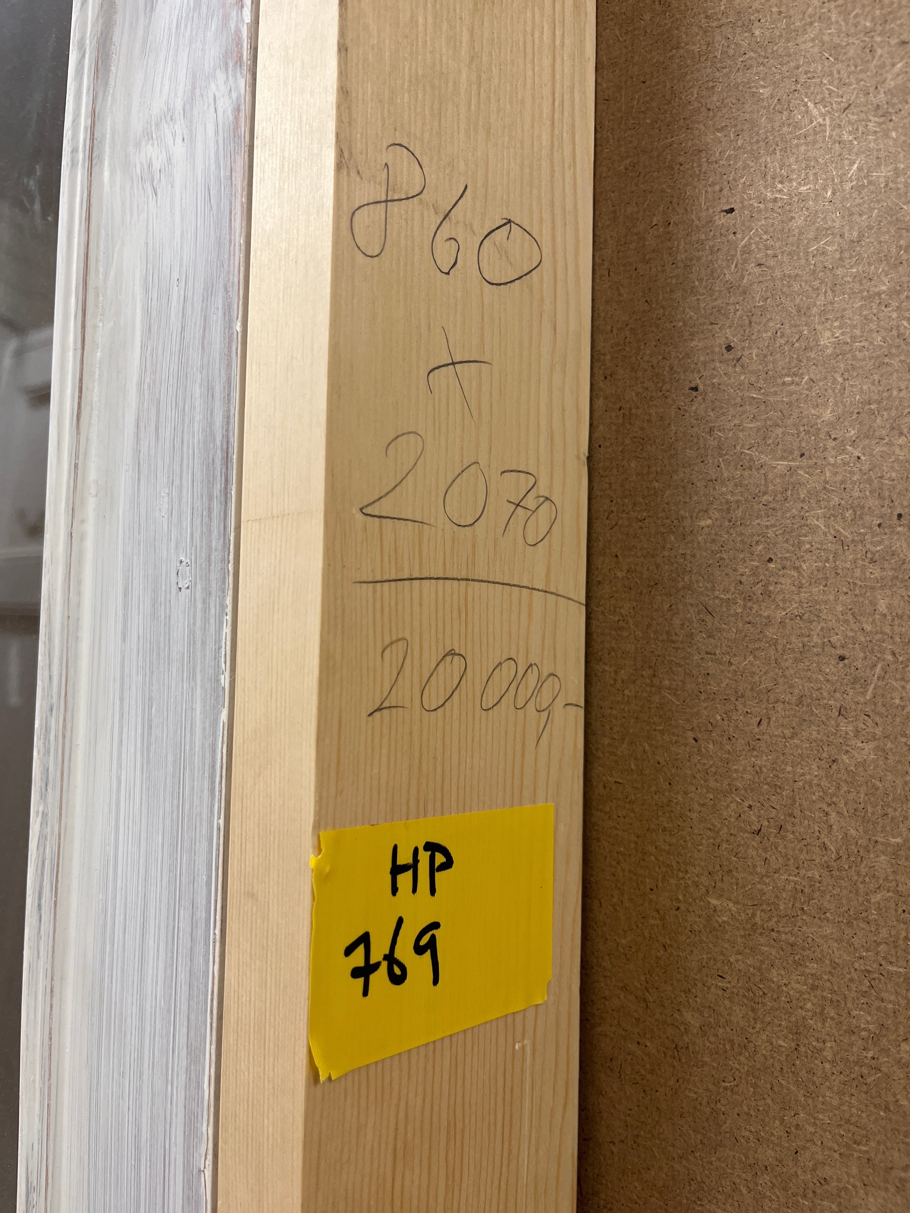 769. Pardörr med karm