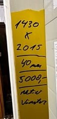 4063. Pardörr med glas