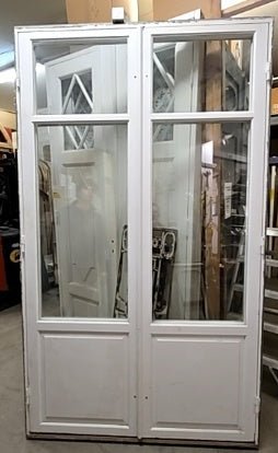 4048. Pardörr med glas