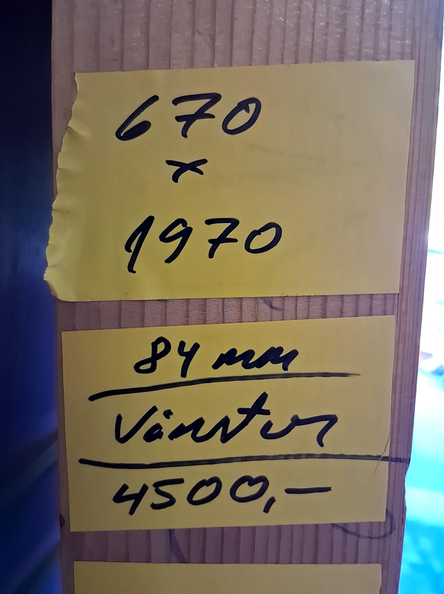 4145. Spegeldörr med karm