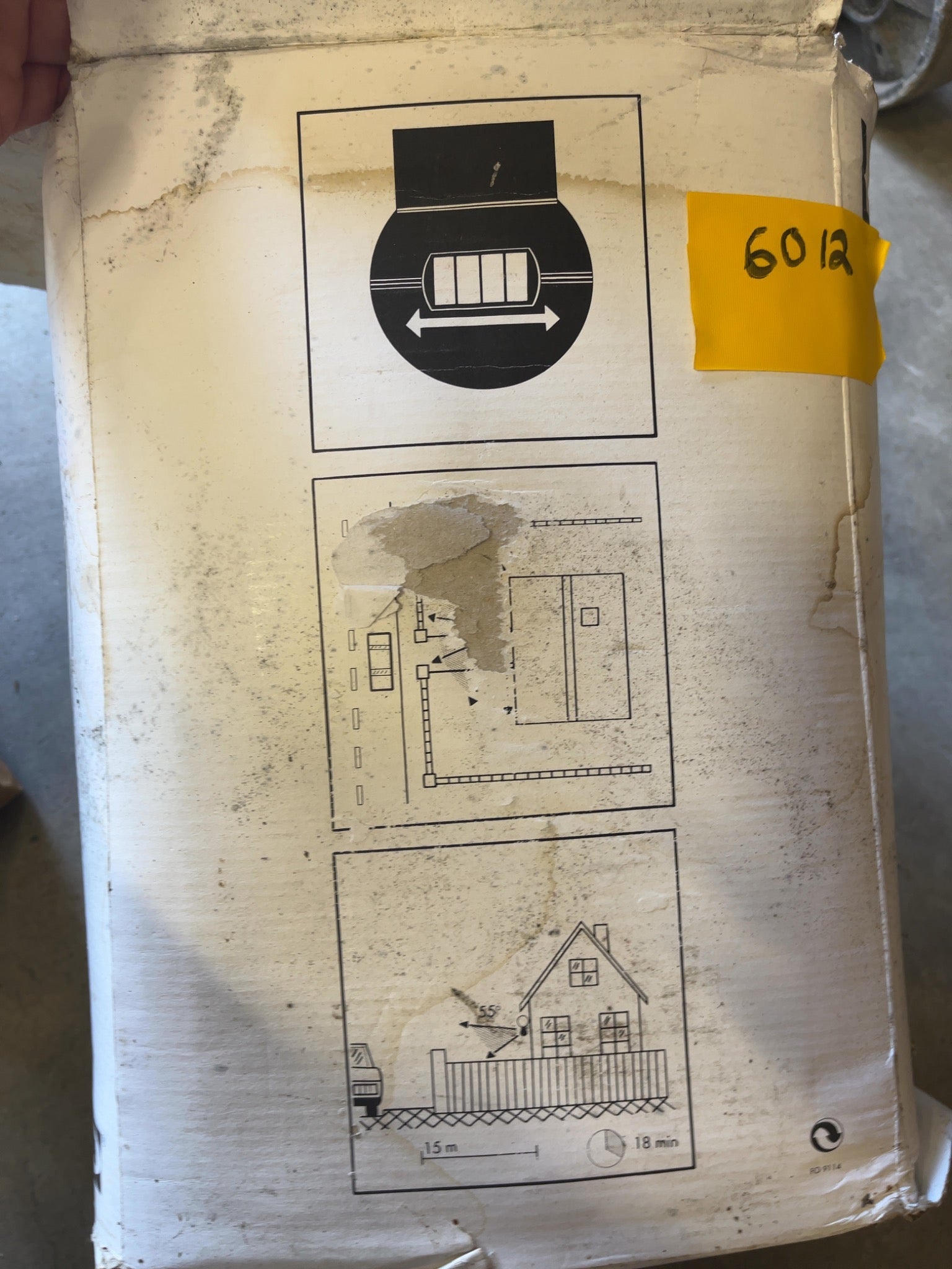 Utomhuslampa från IKEA av modell Larma.